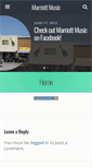 Mobile Screenshot of marriottmusicstore.com
